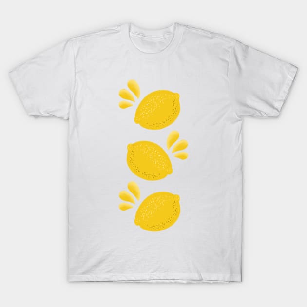 Lemons T-Shirt by MarcyBrennanArt